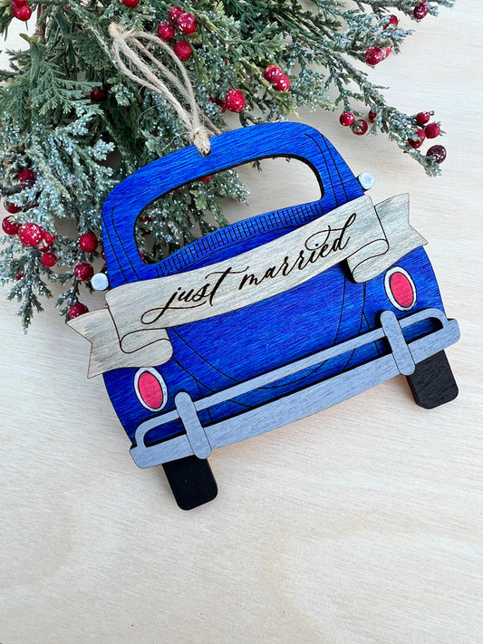 Just married volkswagon ornament