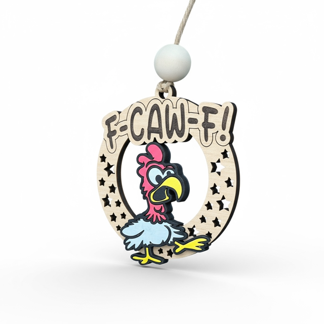 Funny Chicken Ornament