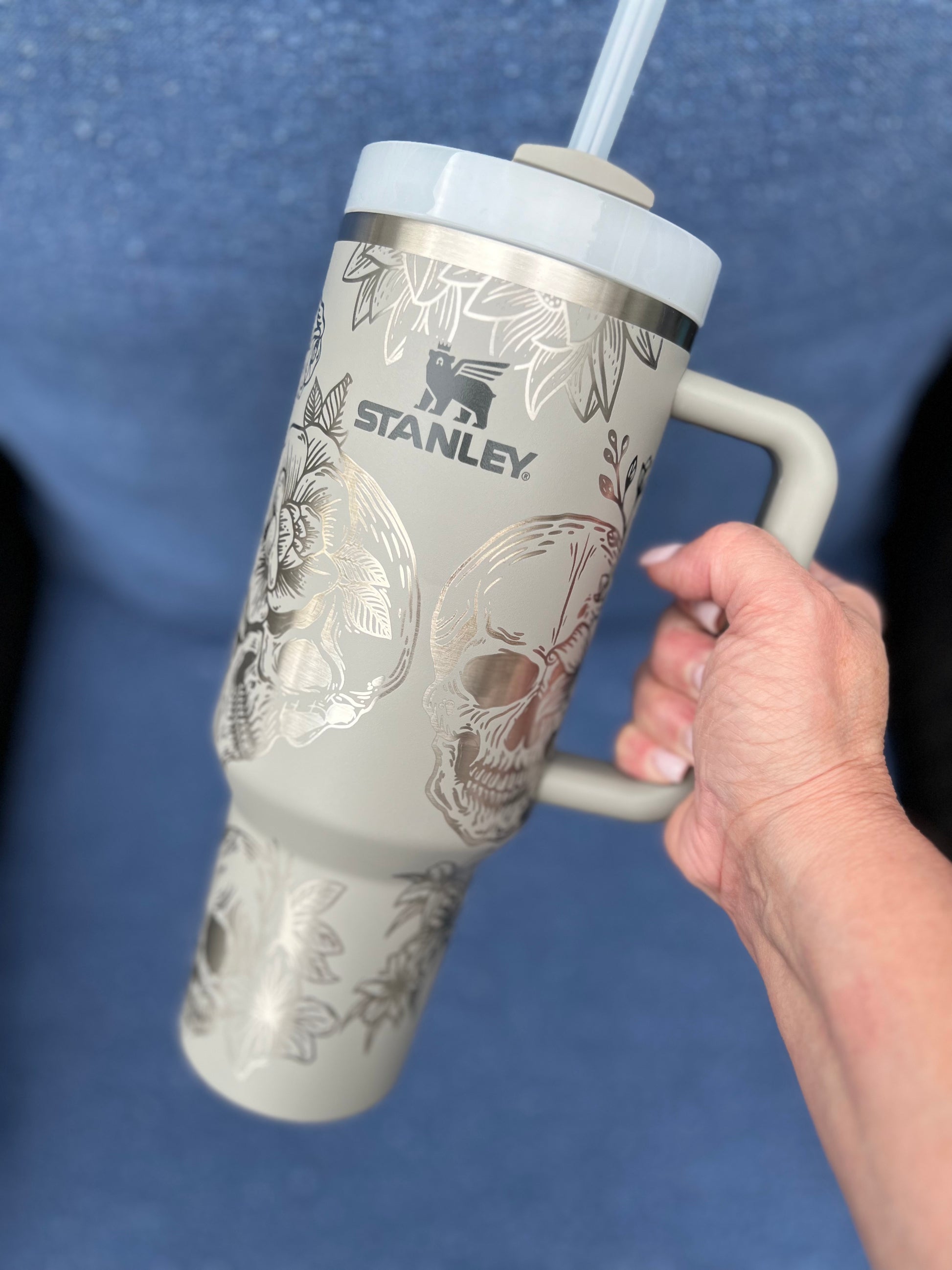 Ready to be Engraved or Customized Stanley Adventure Quencher 40oz tumbler  with handle