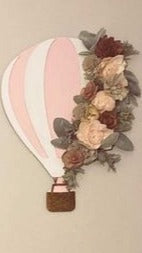 Hot Air Ballon with Sola Flowers