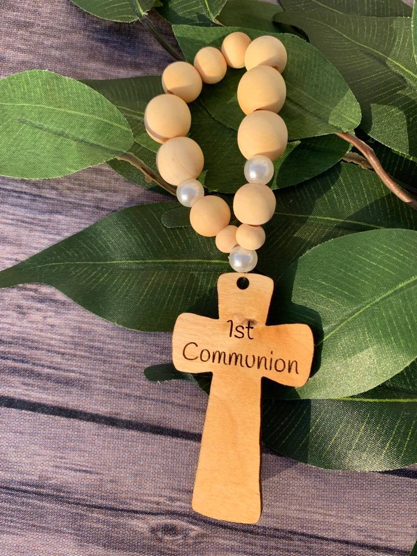 Customizable Communion Cross Favors