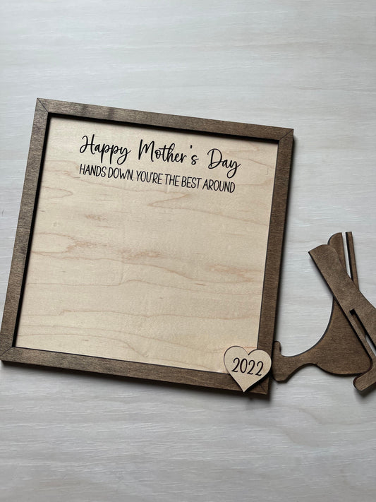 Mothers day Handprint frame