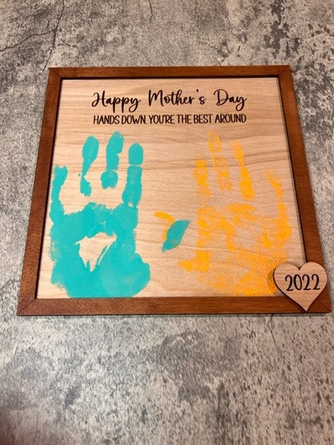 Mothers day Handprint frame