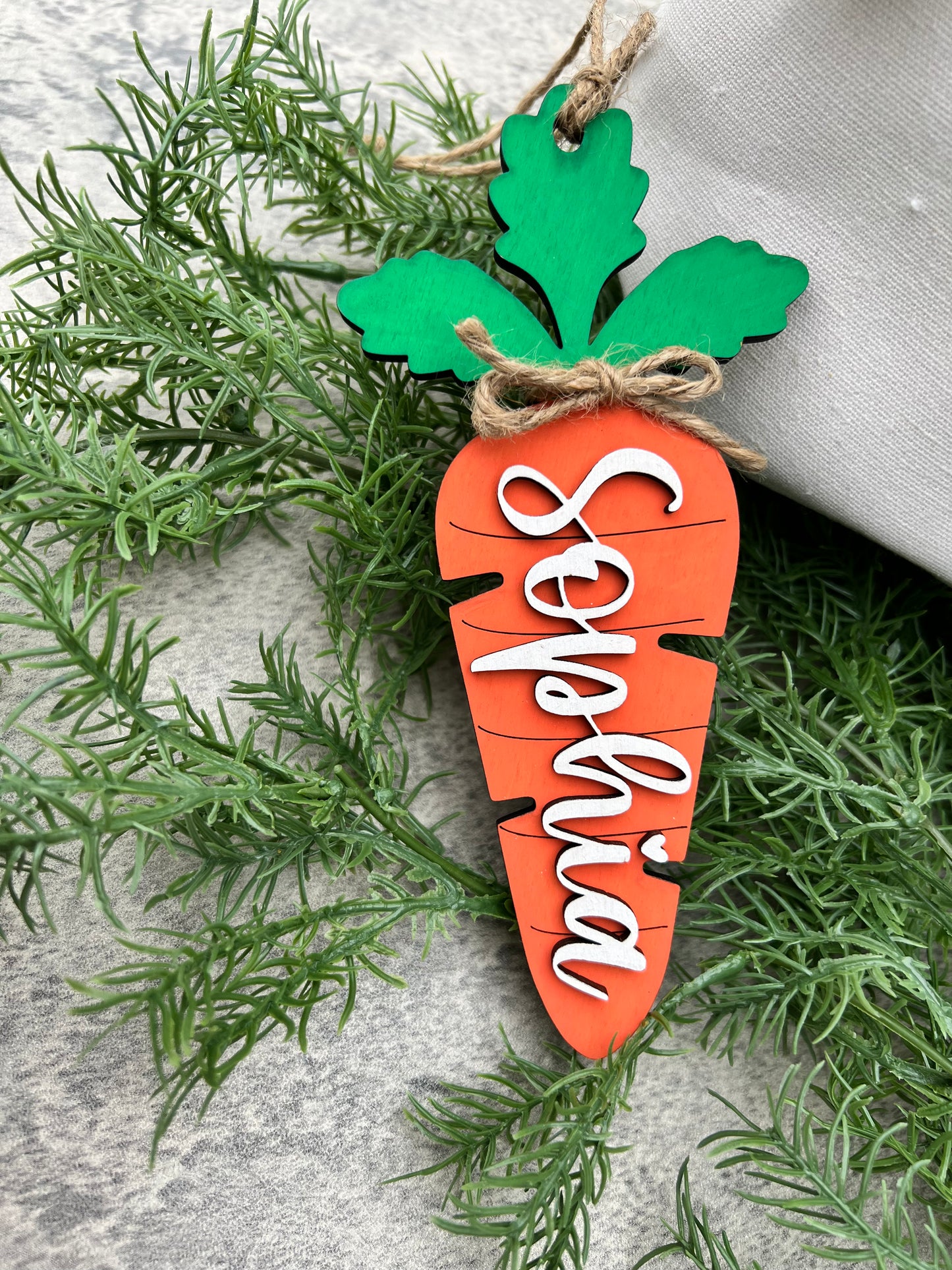 Personalized Carrot Easter Basket Tags for kids, Easter gift tag, personalized gift for kids, Spring gift tag, Easter Basket Tags