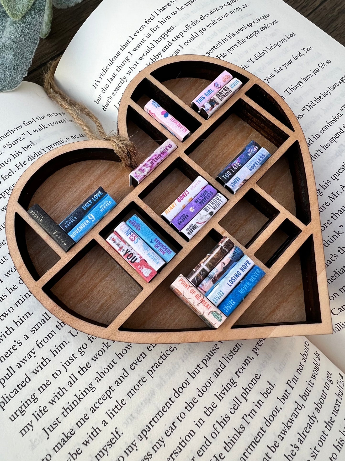 Book lover ornament