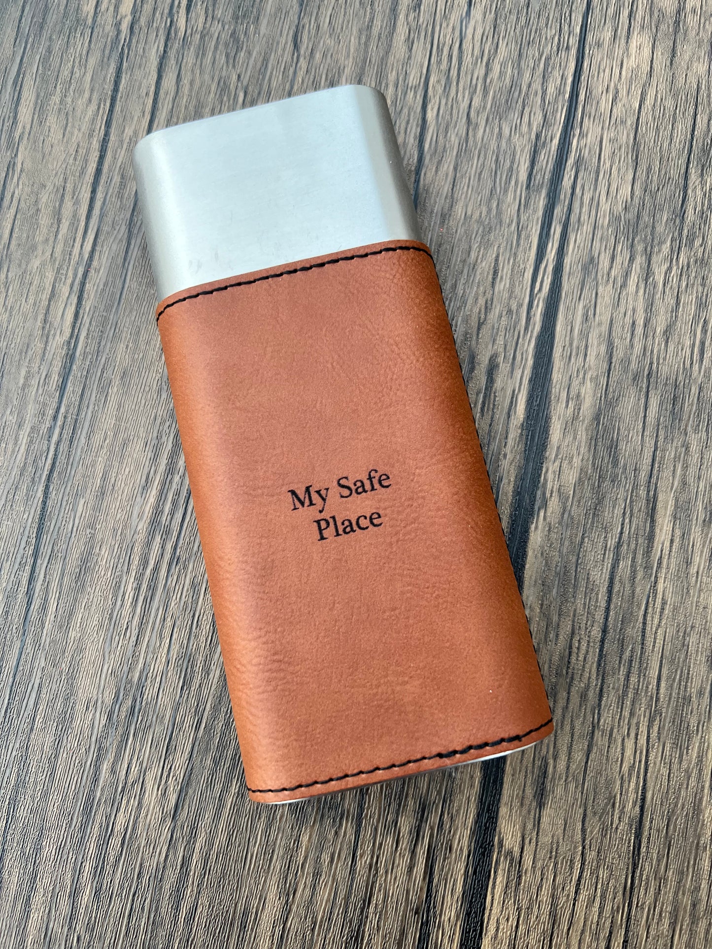 Personalized cigar case and cutter - custom engraved cigar case