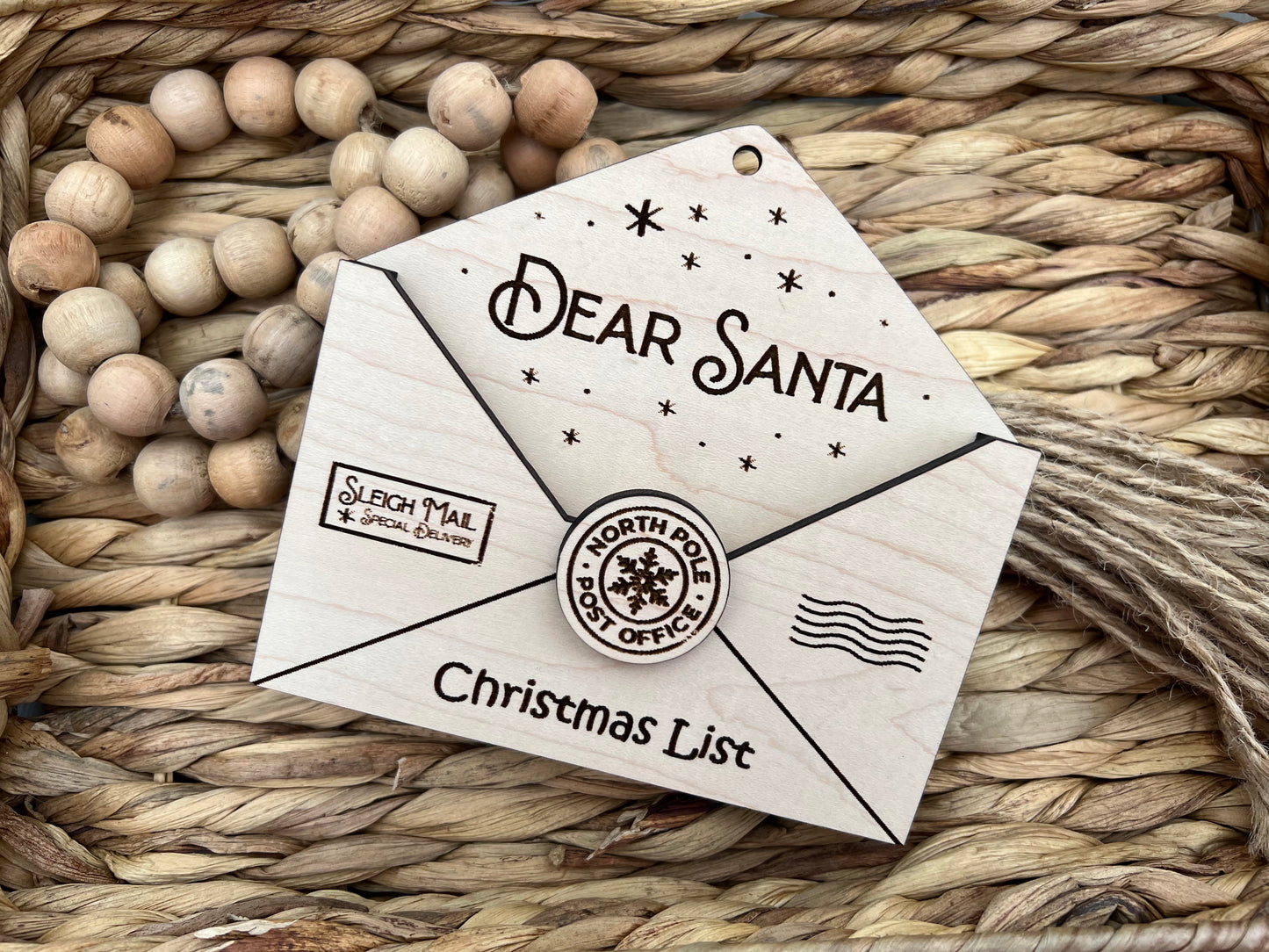 Dear Santa - Christmas List ornament