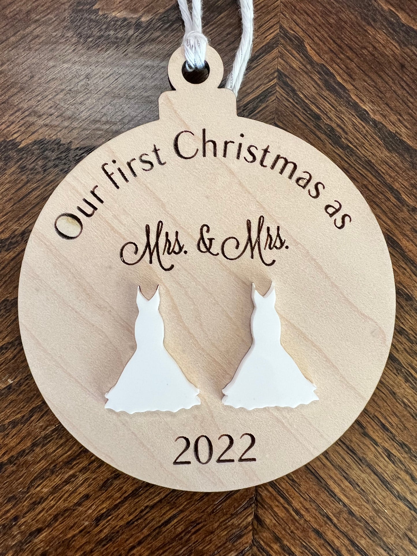 1st year married ornament