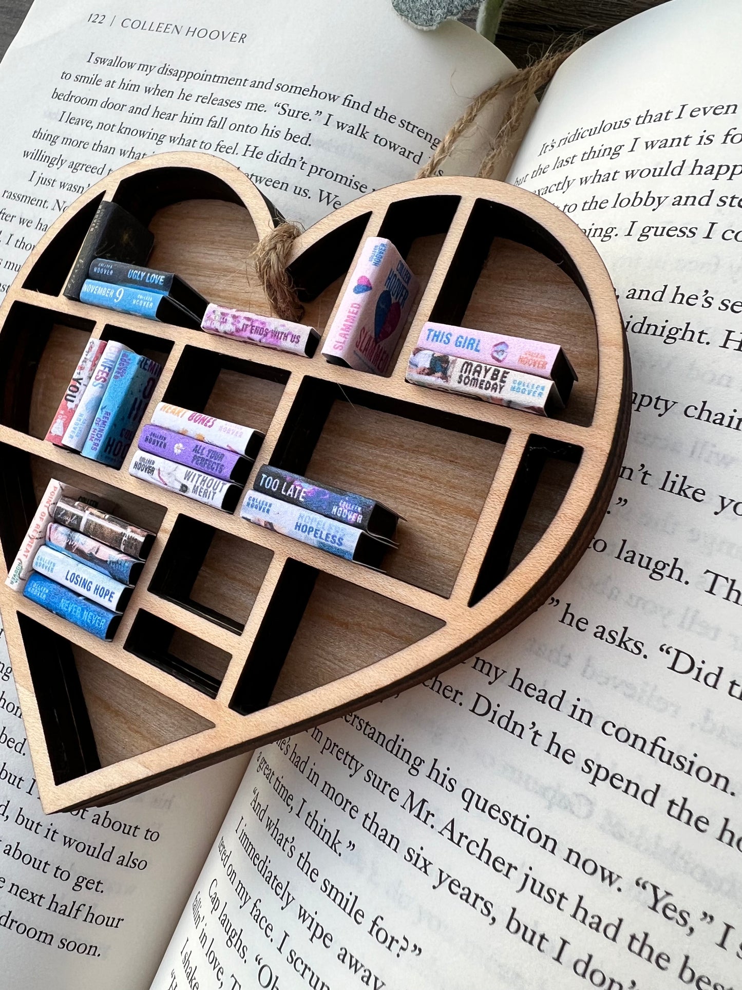 Book lover ornament