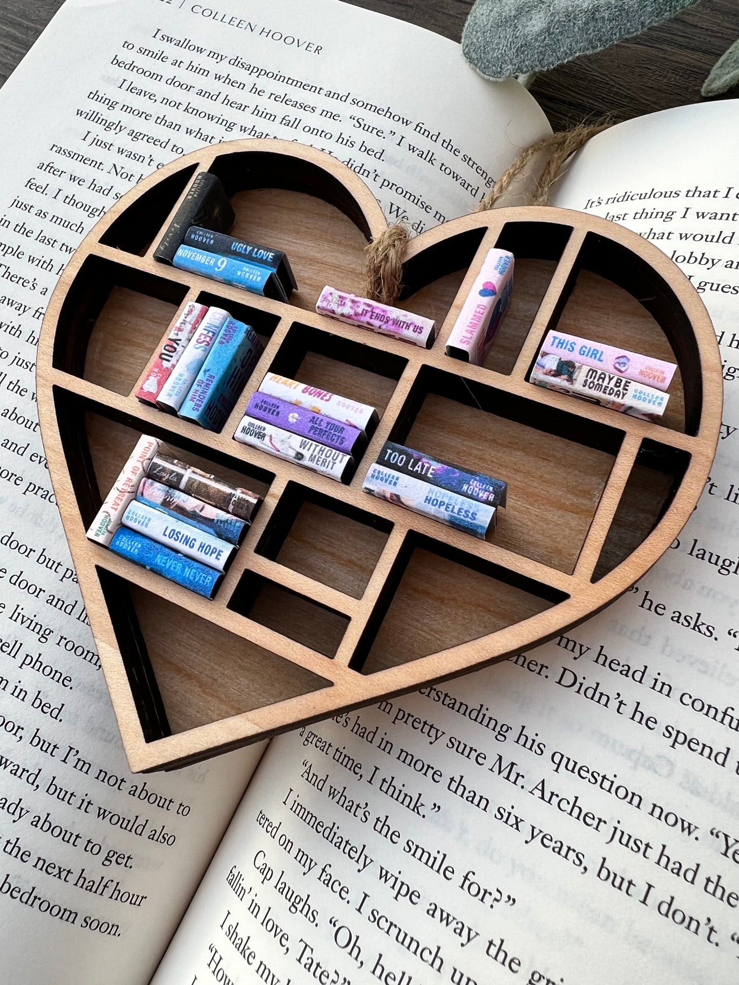 Book lover ornament